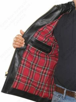 VANSON LEATHERS MODEL J 3/4 CAR COAT Model J BLK 13 VANSON LEATHERS MODEL J 3/4 CAR COAT Model J BLK -Bison Trading Shop vanson j 5