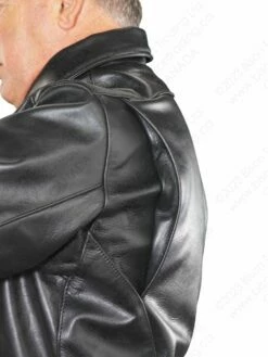 VANSON LEATHERS MODEL J 3/4 CAR COAT Model J BLK 15 VANSON LEATHERS MODEL J 3/4 CAR COAT Model J BLK -Bison Trading Shop vanson j 7