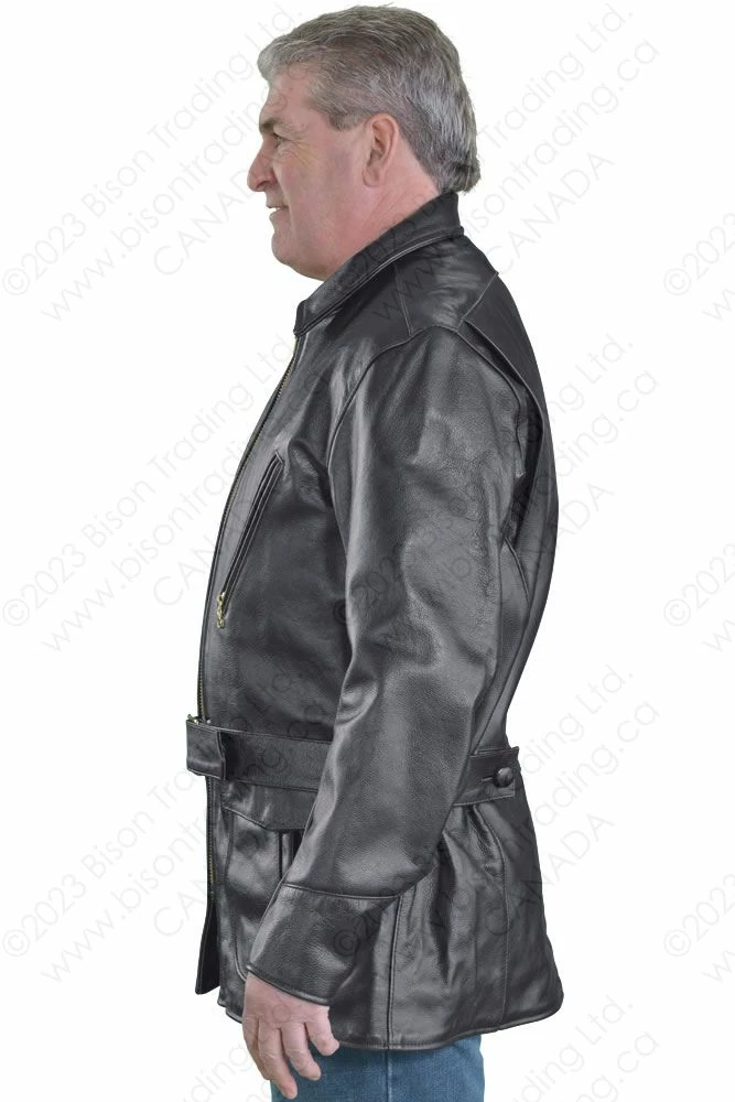 VANSON LEATHERS MODEL J 3/4 CAR COAT Model J FIRE 5 VANSON LEATHERS MODEL J 3/4 CAR COAT Model J FIRE - Image 3