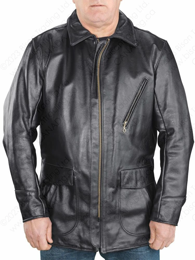 VANSON LEATHERS MODEL J 3/4 CAR COAT Model J FIRE 8 VANSON LEATHERS MODEL J 3/4 CAR COAT Model J FIRE - Image 6