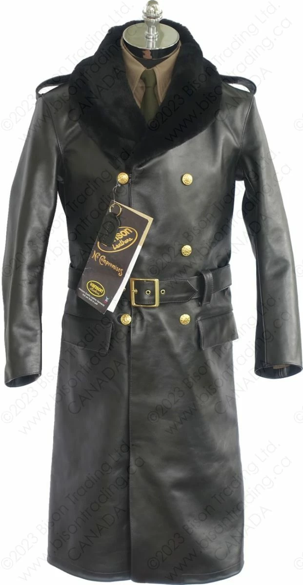 VANSON LEATHERS LUFTWAFFE GREAT OFFICER COAT Model LUFT 4 VANSON LEATHERS LUFTWAFFE GREAT OFFICER COAT Model LUFT - Image 2