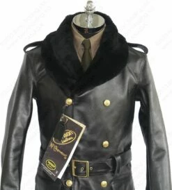 VANSON LEATHERS LUFTWAFFE GREAT OFFICER COAT Model LUFT 30 VANSON LEATHERS LUFTWAFFE GREAT OFFICER COAT Model LUFT -Bison Trading Shop vanson luft 38 19