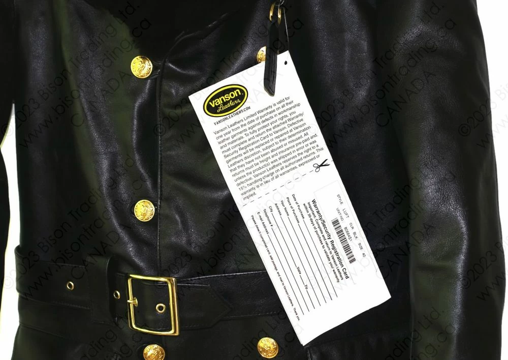 VANSON LEATHERS LUFTWAFFE GREAT OFFICER COAT Model LUFT 17 VANSON LEATHERS LUFTWAFFE GREAT OFFICER COAT Model LUFT - Image 15