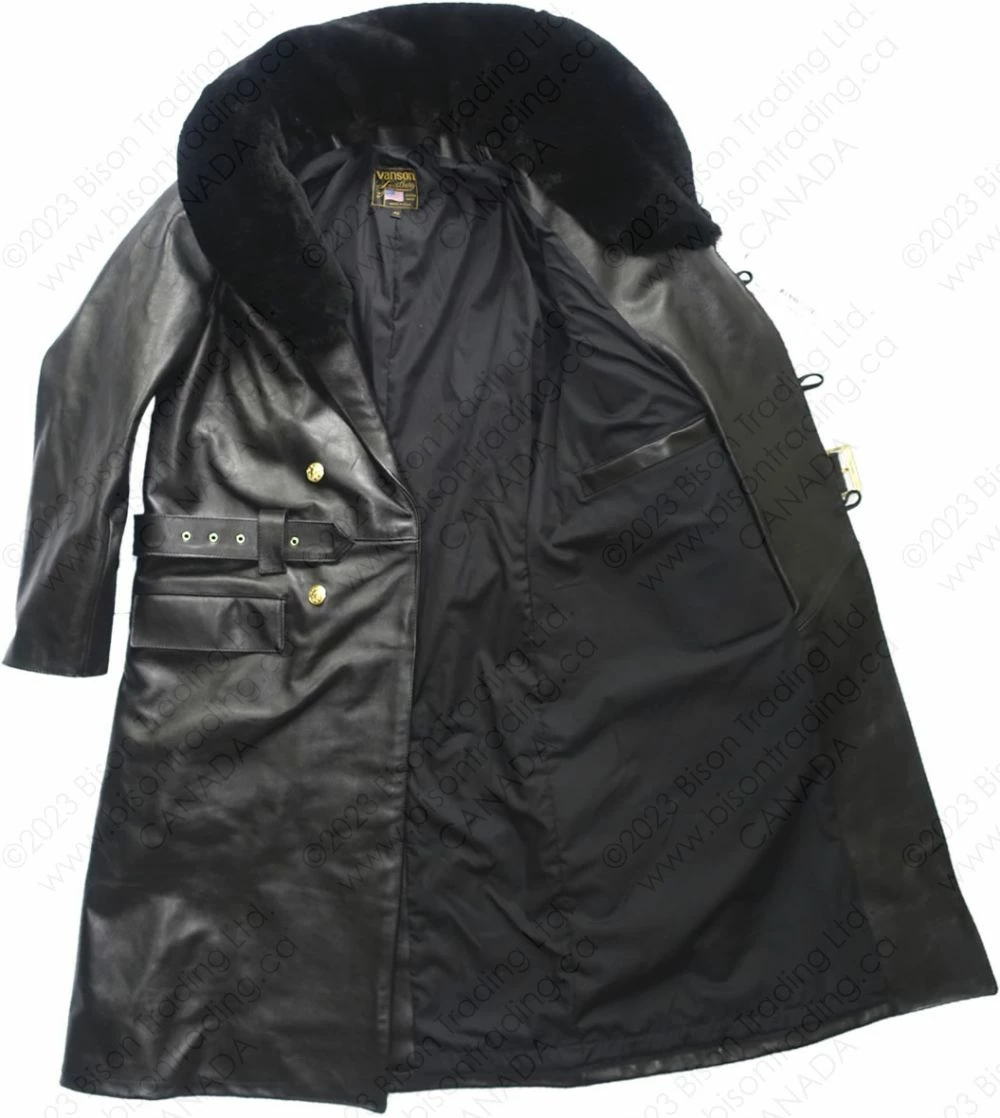 VANSON LEATHERS LUFTWAFFE GREAT OFFICER COAT Model LUFT 20 VANSON LEATHERS LUFTWAFFE GREAT OFFICER COAT Model LUFT - Image 18