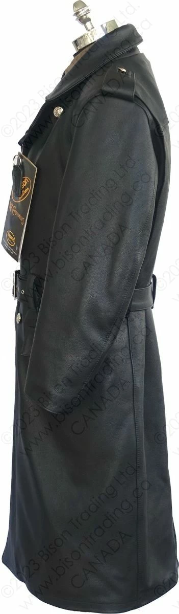 VANSON LEATHERS LUFTWAFFE GENERAL OFFICERS GREATCOAT Model LUNO 4 VANSON LEATHERS LUFTWAFFE GENERAL OFFICERS GREATCOAT Model LUNO - Image 2