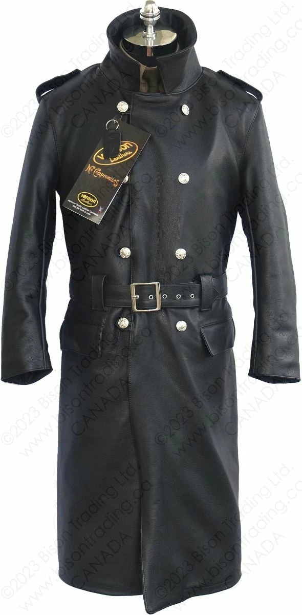 VANSON LEATHERS LUFTWAFFE GENERAL OFFICERS GREATCOAT Model LUNO 8 VANSON LEATHERS LUFTWAFFE GENERAL OFFICERS GREATCOAT Model LUNO - Image 6