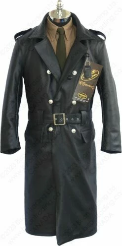 VANSON LEATHERS LUFTWAFFE GENERAL OFFICERS GREATCOAT Model LUNO 29 VANSON LEATHERS LUFTWAFFE GENERAL OFFICERS GREATCOAT Model LUNO -Bison Trading Shop vanson luno fire 42 18