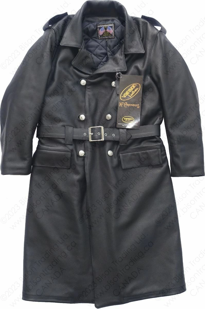 VANSON LEATHERS LUFTWAFFE GENERAL OFFICERS GREATCOAT Model LUNO 15 VANSON LEATHERS LUFTWAFFE GENERAL OFFICERS GREATCOAT Model LUNO - Image 13