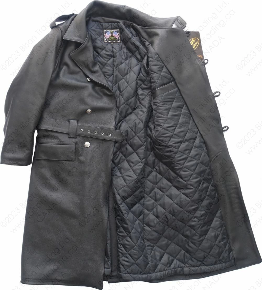 VANSON LEATHERS LUFTWAFFE GENERAL OFFICERS GREATCOAT Model LUNO 16 VANSON LEATHERS LUFTWAFFE GENERAL OFFICERS GREATCOAT Model LUNO - Image 14