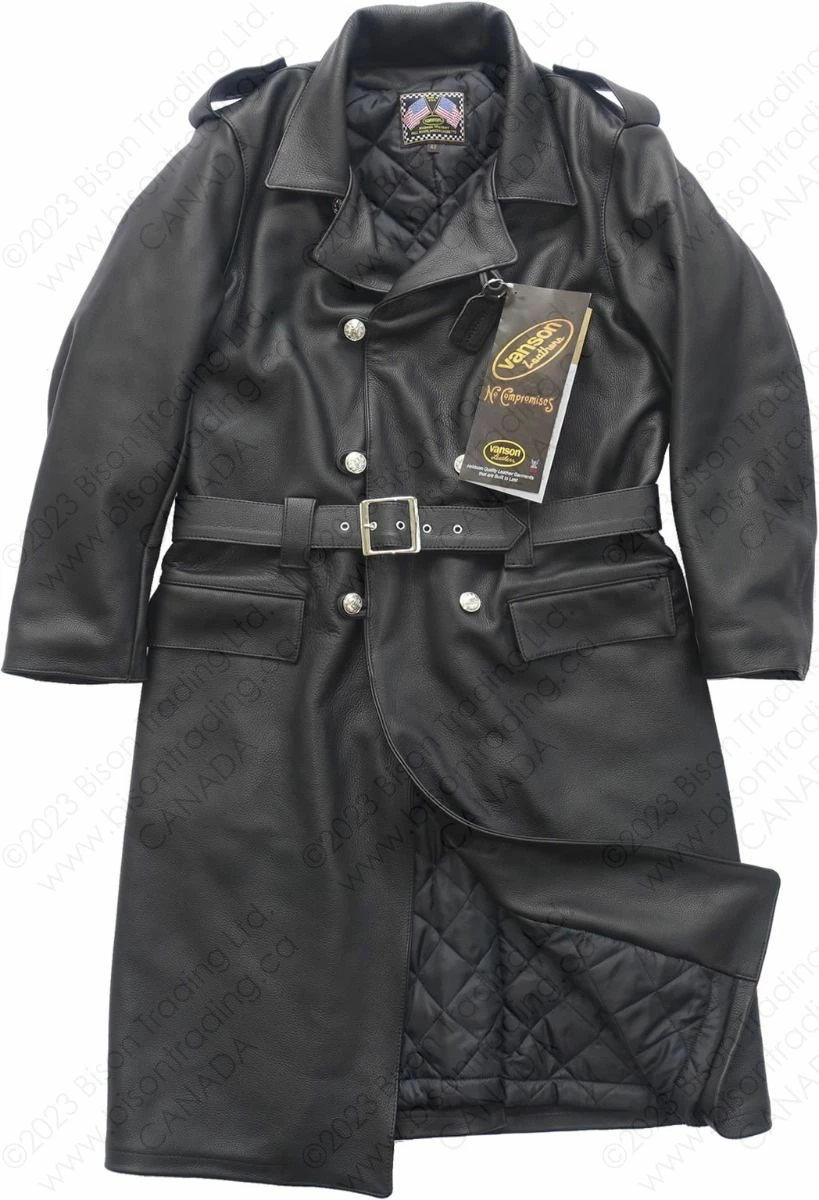 VANSON LEATHERS LUFTWAFFE GENERAL OFFICERS GREATCOAT Model LUNO 20 VANSON LEATHERS LUFTWAFFE GENERAL OFFICERS GREATCOAT Model LUNO - Image 18