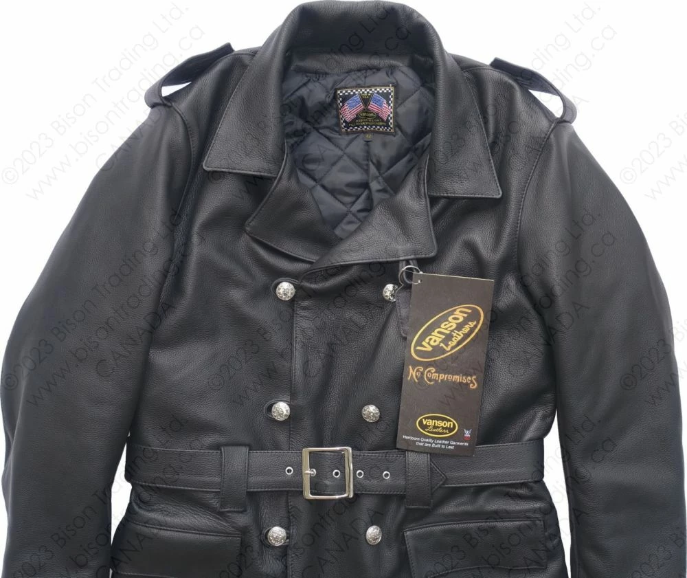 VANSON LEATHERS LUFTWAFFE GENERAL OFFICERS GREATCOAT Model LUNO 22 VANSON LEATHERS LUFTWAFFE GENERAL OFFICERS GREATCOAT Model LUNO - Image 20