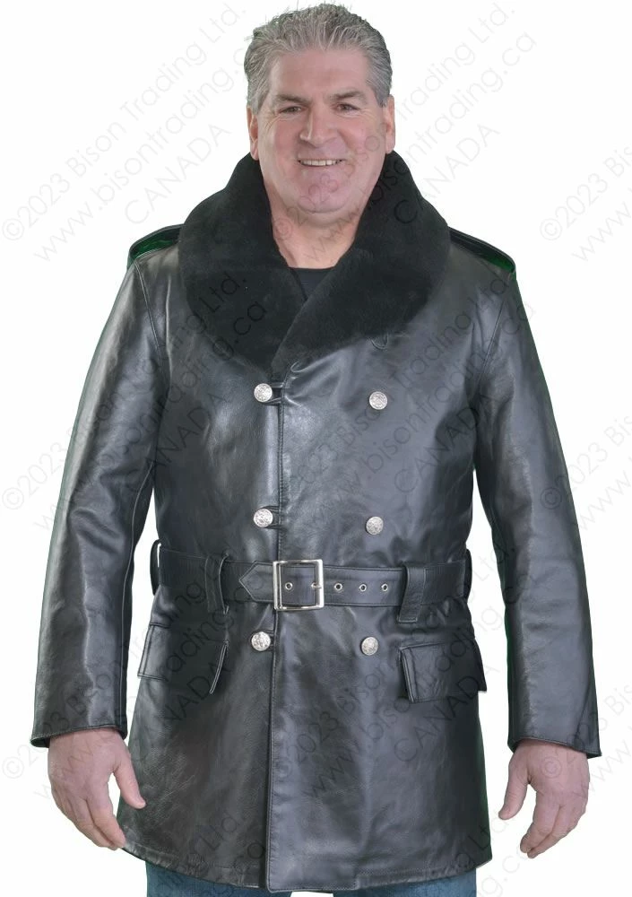 VANSON LEATHERS MOTOR OFFICER 3/4 COAT Model LUSP Z150 3 VANSON LEATHERS MOTOR OFFICER 3/4 COAT Model LUSP Z150