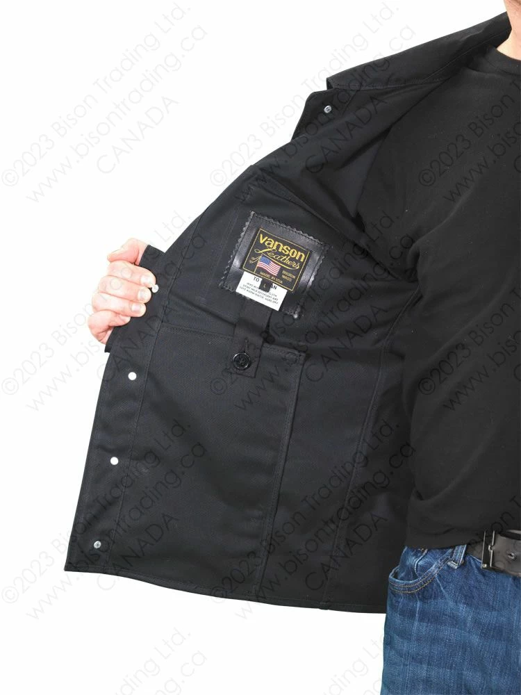 VANSON LEATHERS GARAGE JACKET WORK SHIRT Model REDM A150 / A350 6 VANSON LEATHERS GARAGE JACKET WORK SHIRT Model REDM A150 / A350 - Image 4