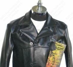 VANSON LEATHERS REMINGTON 3/4 COAT Model REM2 BLK 30 VANSON LEATHERS REMINGTON 3/4 COAT Model REM2 BLK -Bison Trading Shop vanson rem2 2022 19