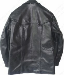 VANSON LEATHERS REMINGTON 3/4 COAT Model REM2 BLK 32 VANSON LEATHERS REMINGTON 3/4 COAT Model REM2 BLK -Bison Trading Shop vanson rem2 44 12 1