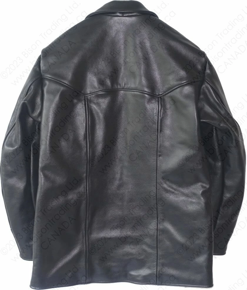 VANSON LEATHERS REMINGTON 3/4 COAT Model REM2 BLK 13 VANSON LEATHERS REMINGTON 3/4 COAT Model REM2 BLK - Image 11