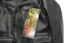 VANSON LEATHERS REMINGTON 3/4 COAT Model REM2 BLK 39 VANSON LEATHERS REMINGTON 3/4 COAT Model REM2 BLK -Bison Trading Shop vanson rem2 44 20 1