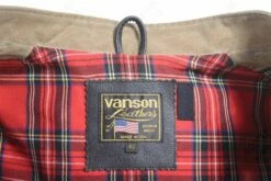 VANSON LEATHERS WAX COT. PERSUADER SNAP VEST Model REVW A250 20 VANSON LEATHERS WAX COT. PERSUADER SNAP VEST Model REVW A250 -Bison Trading Shop vanson revw a250 8