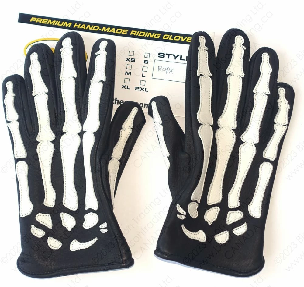 VANSON LEATHERS BONES ROPER GLOVE Model ROPX D150 4 VANSON LEATHERS BONES ROPER GLOVE Model ROPX D150 - Image 2