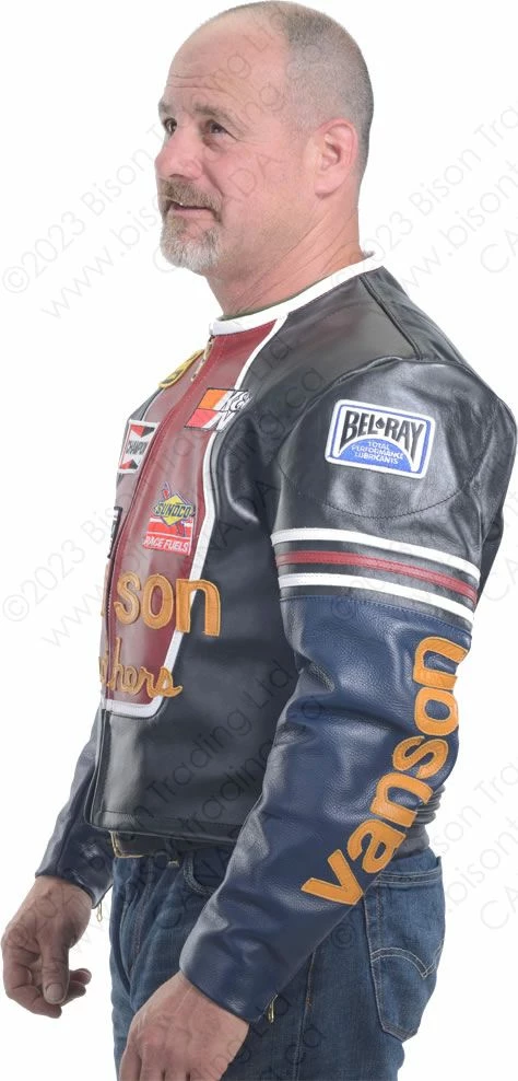 VANSON LEATHERS ORIGINAL STAR JACKET Model STAR BLK 6 VANSON LEATHERS ORIGINAL STAR JACKET Model STAR BLK - Image 4