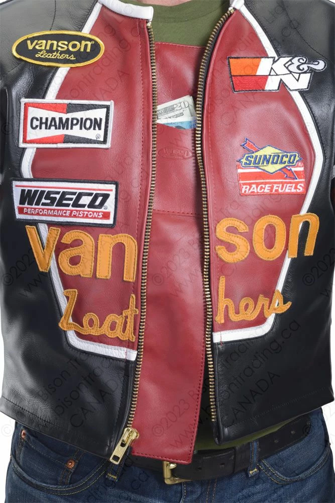 VANSON LEATHERS ORIGINAL STAR JACKET Model STAR BLK 8 VANSON LEATHERS ORIGINAL STAR JACKET Model STAR BLK - Image 6