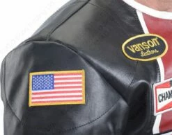 VANSON LEATHERS ORIGINAL STAR JACKET Model STAR BLK 21 VANSON LEATHERS ORIGINAL STAR JACKET Model STAR BLK -Bison Trading Shop vanson star 7