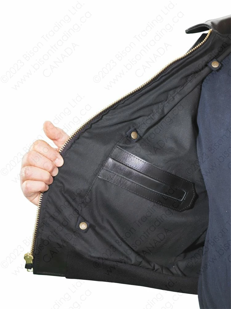 VANSON LEATHERS STADIUM TEAM JACKET Model TJC BLK 14 VANSON LEATHERS STADIUM TEAM JACKET Model TJC BLK - Image 12