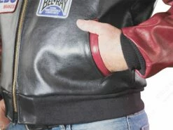 VANSON LEATHERS RACE TEAM JACKET Model TJP BLK -Bison Trading Shop vanson tjp 5 1