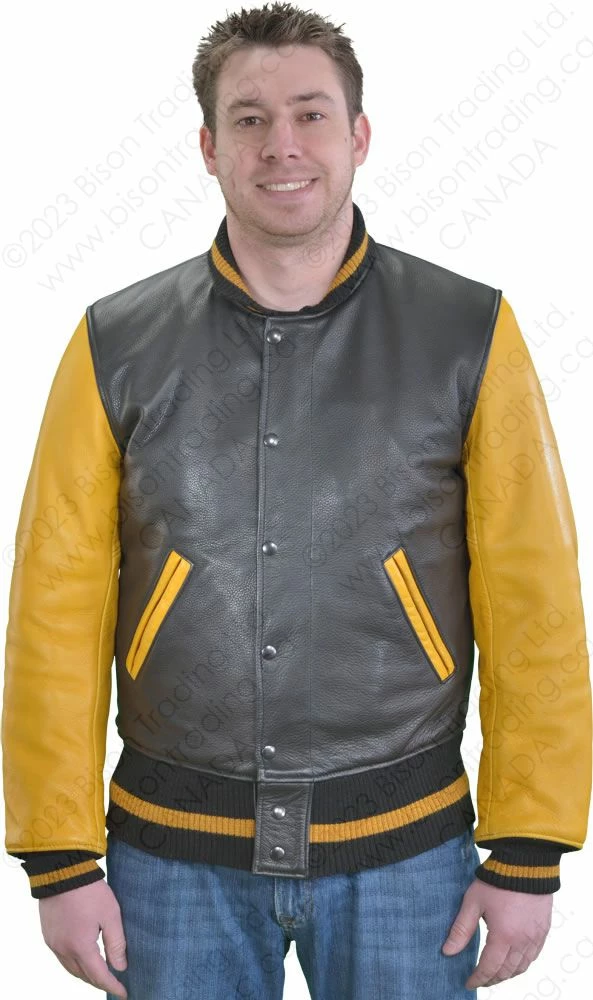 VANSON LEATHERS LETTERMAN JACKET Model V403 E150 / E350 3 VANSON LEATHERS LETTERMAN JACKET Model V403 E150 / E350