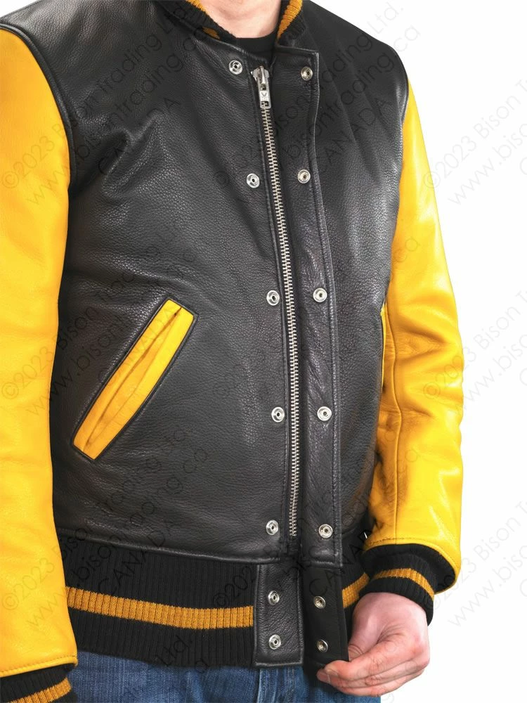 VANSON LEATHERS LETTERMAN JACKET Model V403 E150 / E350 7 VANSON LEATHERS LETTERMAN JACKET Model V403 E150 / E350 - Image 5