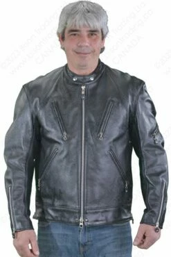 VANSON LEATHERS CITY JACKET Model VAJ3 FIRE